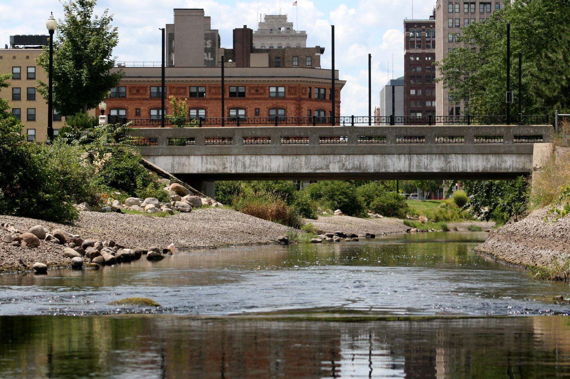 Grand River Approaching Downtown Jackson