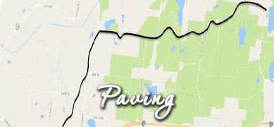 Paving on Seymour and Trist Road