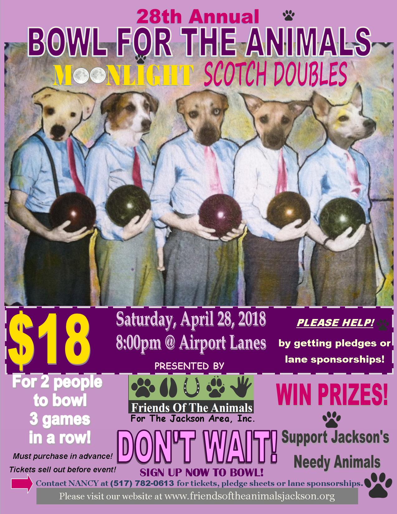 28th Bowling for the Animals